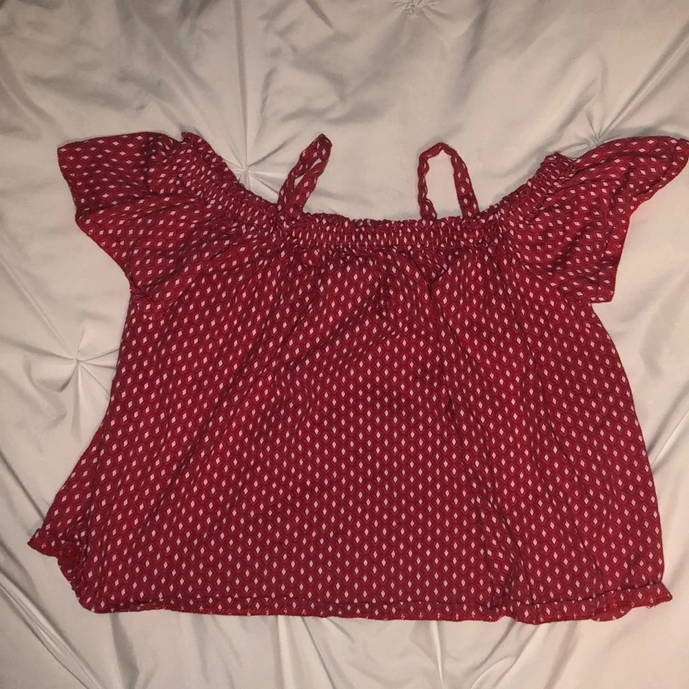 Gymboree cold shoulder swing top shirt, size 10-12